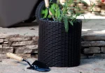 LARGE CYLINDER PLANTER MŰANYAG KASPÓ - Image 2