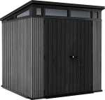 KETER SIGNATURE PENT 7X7 MŰANYAG KERTI HÁZ - VELENCEI SZÜRKE