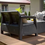 CORFU BOX MŰRATTAN KERTI BÚTOR SZETT TÁROLÓ ASZTALLAL - Image 2