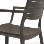 METALINE MŰANYAG KARTÁMASZOS KERTI SZÉK - Image 2