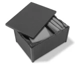 MONACO MŰRATTAN KERTI BÚTOR SZETT TÁROLÓ ASZTALLAL - Image 2