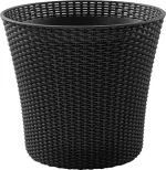Kaspó, műrattan, Conic Planter 56,5L