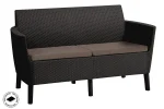 SALEMO 2 ÜLÉSES MŰRATTAN KERTI KANAPÉ