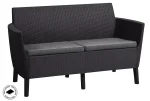 SALEMO 2 ÜLÉSES MŰRATTAN KERTI KANAPÉ