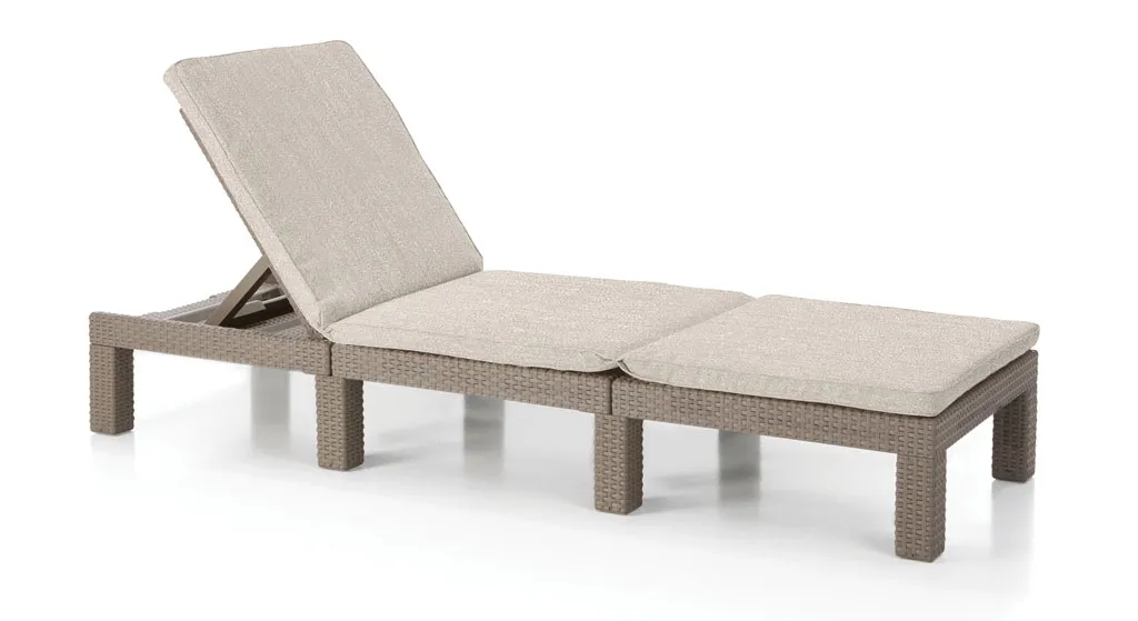 252225 DAYTONA DELUXE MŰANYAG KERTI NAPOZÓÁGY - Image 1