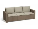 MOOREA 3 SZEMÉLYES MŰRATTAN KERTI KANAPÉ