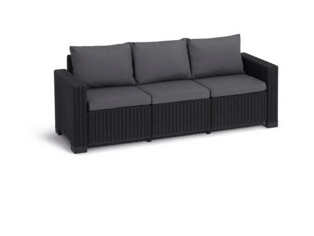 MOOREA 3 SZEMÉLYES MŰRATTAN KERTI KANAPÉ