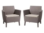 SALEMO DUO MŰRATTAN KERTI FOTEL (2DB)