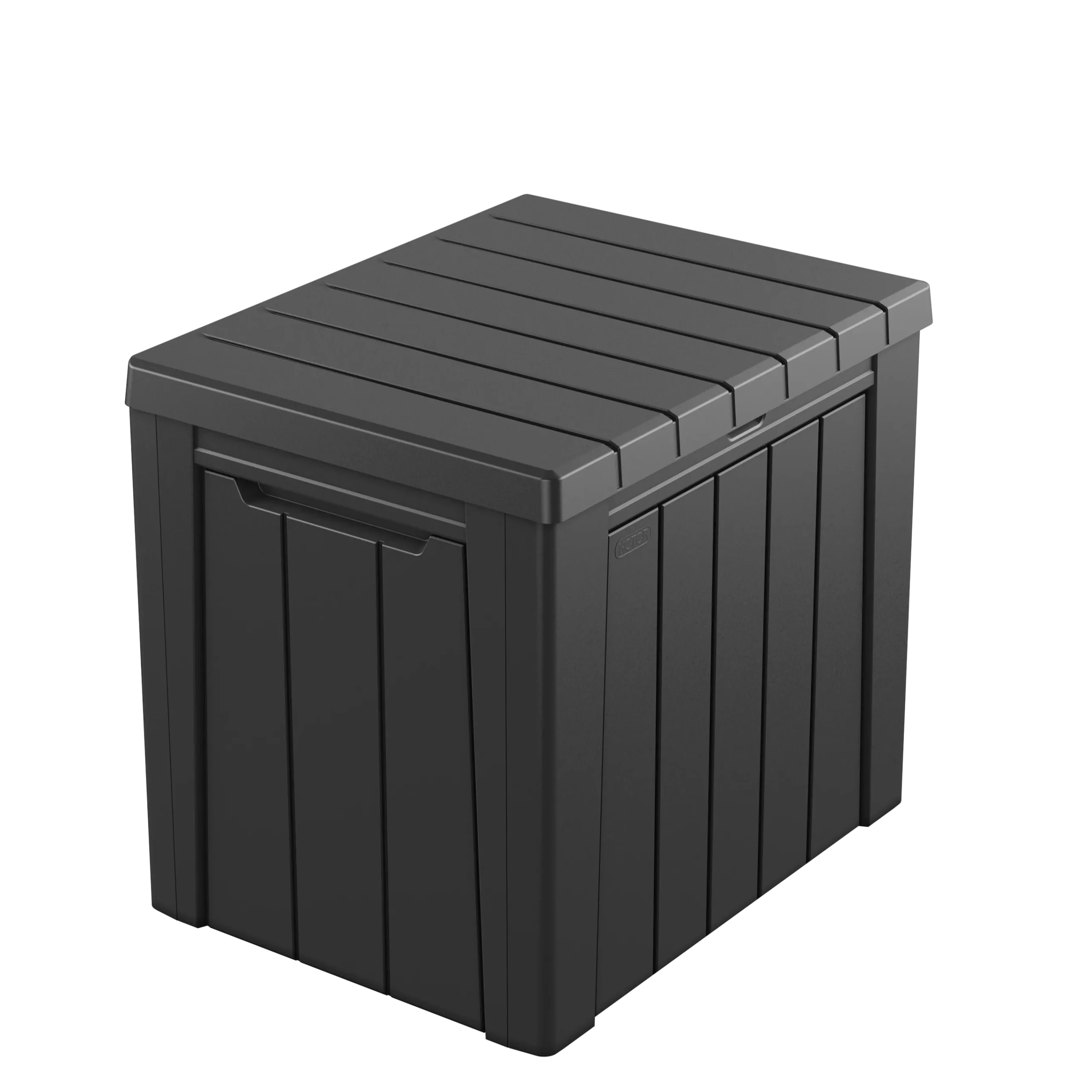 Keter_31G_box_HPP_Close_gray_render_01 URBAN MŰANYAG KERTI TÁROLÓ 113 L - Image 1