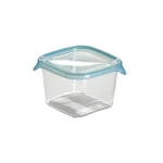 CURVER "FRESH&GO" SZÖGLETES ÉTELTARTÓ 0,45L - TRANSZPARENS/KÉK - Image 2