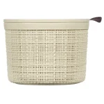 "JUTE" KEREK DOBOZ TETŐVEL 2L - BÉZS - Image 3