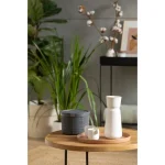 "JUTE" KEREK DOBOZ TETŐVEL 2L - GRAFITSZÜRKE - Image 6