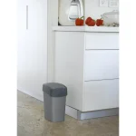 CURVER "PACIFIC FLIP BIN" BILLENŐ FEDELES SZEMETES 9L - EZÜST/GRAFIT - Image 2