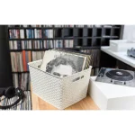 CURVER "MY STYLE" L MÉRETŰ RATTAN KOSÁR - KRÉM - Image 3