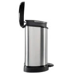 CURVER FÉMHATÁSÚ PEDÁLOS SZEMETES BELSŐ KOSÁRRAL 15L - FEKETE/EZÜST - Image 6