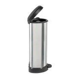 CURVER FÉMHATÁSÚ PEDÁLOS SZEMETES 40L - FEKETE/EZÜST - Image 8