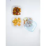 CURVER "FRESH&GO" SZÖGLETES ÉTELTARTÓ 0,8L - TRANSZPARENS/KÉK - Image 3