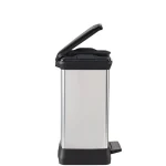 CURVER "DUO DECO" PEDÁLOS SZELEKTÍV SZEMETES 10L + 18L - Image 4