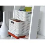 CURVER "STYLE" L MÉRETŰ RATTAN KOSÁR 30L - KRÉM - Image 5