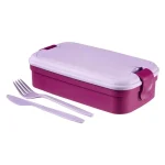 CURVER "LUNCH&GO" ÉTELTARTÓ EVŐESZKÖZZEL - LILA - Image 2