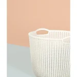 CURVER "KNIT" KEREK KOSÁR L - TÖRTFEHÉR - Image 3