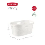 CURVER "INFINITY" RUHÁSKOSÁR 39L - FEHÉR - Image 4