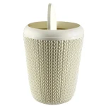 CURVER "KNIT" FÜRDŐSZOBAI SZEMETES 6L - TÖRTFEHÉR - Image 4