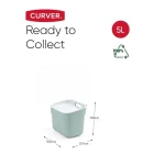CURVER "READY TO COLLECT" SZELEKTÍV HULLADÉKGYŰJTŐ 5L - Image 13