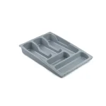 CURVER OLDALRA NYITHATÓ EVŐESZKÖZTARTÓ FIÓKBETÉT - FEKETE/EZÜST - Image 4