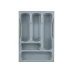 CURVER OLDALRA NYITHATÓ EVŐESZKÖZTARTÓ FIÓKBETÉT - FEKETE/EZÜST - Image 2