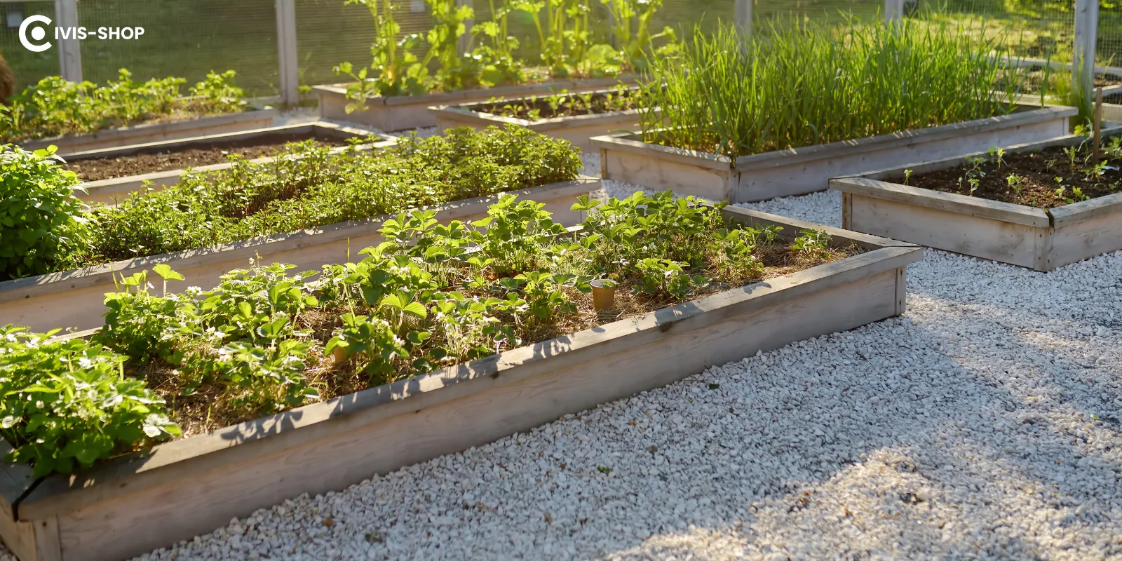 A magaságyások a kertben praktikus kerti elemek