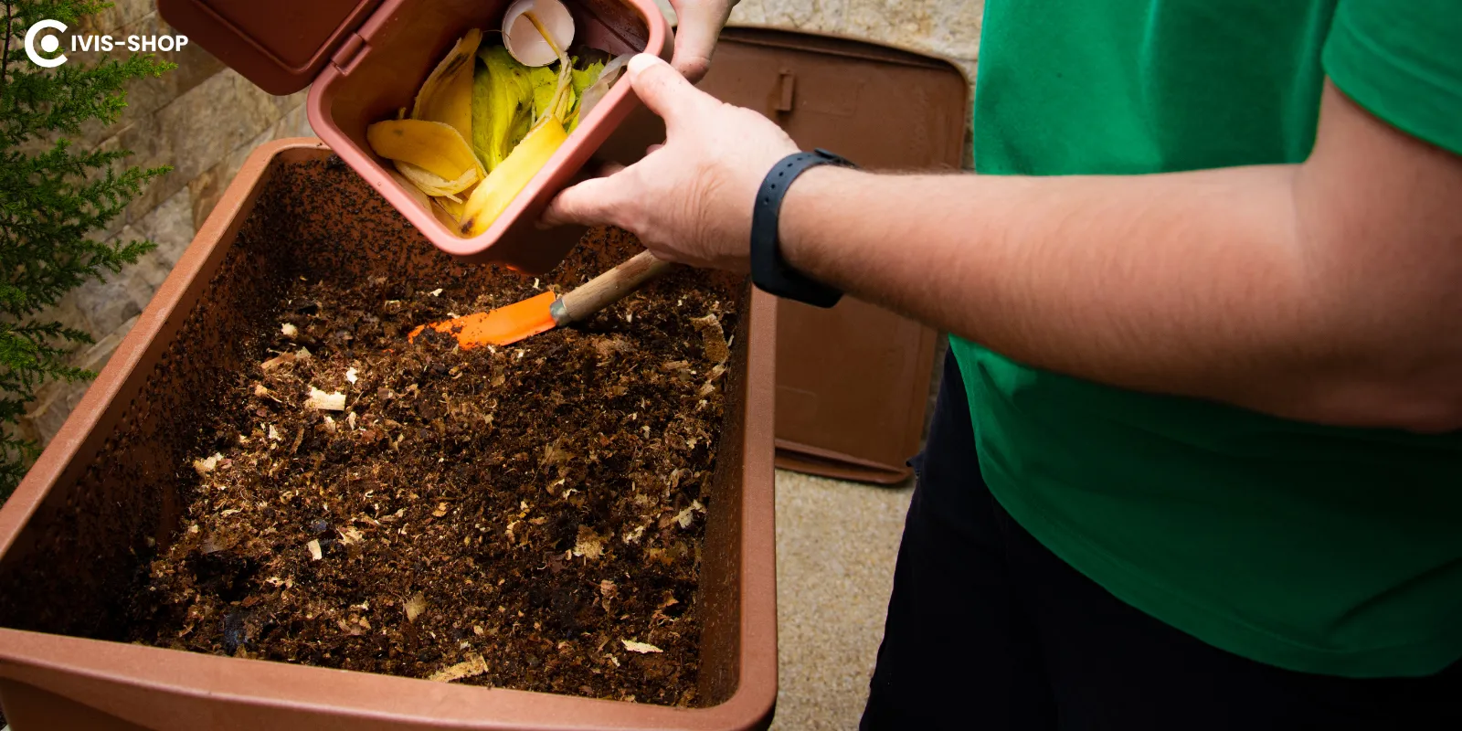 A komposztálás egyszerű és nagyszerű eszköz