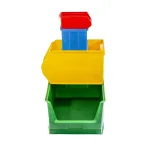 MH 4 BOX műanyag tárolódoboz, piros - Image 2