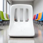 Variaszék műanyag üléslap, fehér - Image 2