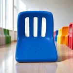 Variaszék műanyag üléslap, kék - Image 2