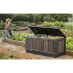 DECOCOAT KENTWOOD MŰANYAG KERTI TÁROLÓ 350L - dió - Image 2