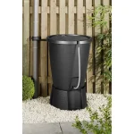 Indigo Water Butt - Esővíztároló talppal 200L - fekete - Image 3