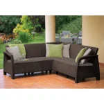 CORFU RELAX MŰRATTAN KERTI SAROKGARNITÚRA ASZTAL NÉLKÜL - Image 2