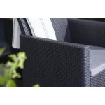 CLAIRE 6 SZEMÉLYES MŰRATTAN SAROKGARNITÚRA KERTI BÚTOR SZETT ORLANDO ASZTALLAL - Image 5