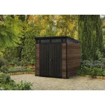 KETER SIGNATURE PENT 7X7 MŰANYAG KERTI HÁZ - DIÓ - Image 5