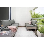 ELEMENTS SIGNATURE 5 SZEMÉLYES FULL KERTI BÚTOR SZETT  - kőrisfa/mohazöld - Image 3