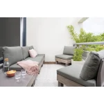 ELEMENTS SIGNATURE 5 SZEMÉLYES FULL KERTI BÚTOR SZETT  - kőrisfa/mohazöld - Image 4