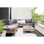 ELEMENTS SIGNATURE 5 SZEMÉLYES FULL KERTI BÚTOR SZETT  - kőrisfa/mohazöld - Image 5