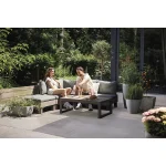 ELEMENTS SIGNATURE 5 SZEMÉLYES FULL KERTI BÚTOR SZETT  - dió/mohazöld - Image 4