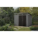 KETER SIGNATURE PENT 9X7 MŰANYAG KERTI HÁZ - VELENCEI SZÜRKE - Image 4