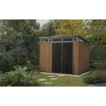 KETER SIGNATURE PENT 9X7 MŰANYAG KERTI HÁZ - VELENCEI BARNA - Image 4