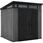 KETER SIGNATURE PENT 7X7 MŰANYAG KERTI HÁZ - VELENCEI SZÜRKE