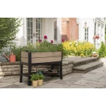 DECO TULIP HÁTFALLAS VIRÁGLÁDA 110L - Dió - Image 3