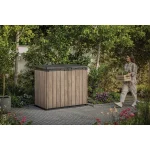 SIGNATURE STORE IT OUT MŰANYAG KERTI TÁROLÓ 1150 L - kőrisfa - Image 5