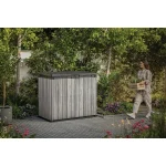 SIGNATURE STORE IT OUT MŰANYAG KERTI TÁROLÓ 1150 L - Viharszürke - Image 3